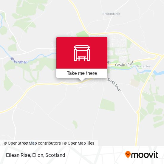 Eilean Rise, Ellon map