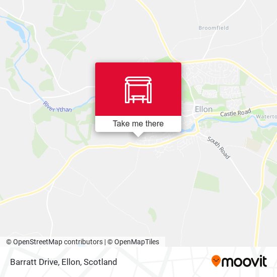 Barratt Drive, Ellon map
