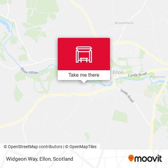Widgeon Way, Ellon map