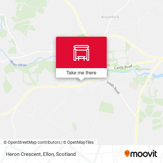 Heron Crescent, Ellon map