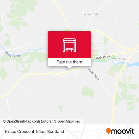 Bruce Crescent, Ellon map