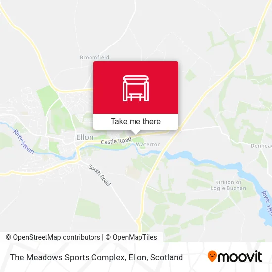 The Meadows Sports Complex, Ellon map