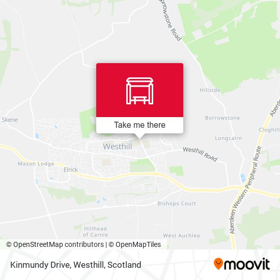 Kinmundy Drive, Westhill map