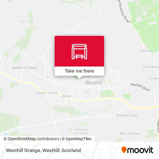 Westhill Grange, Westhill map