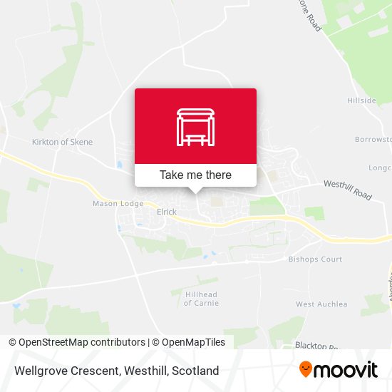 Wellgrove Crescent, Westhill map