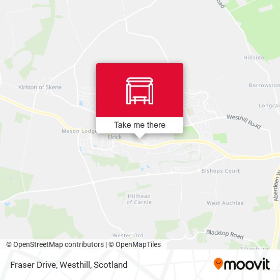 Fraser Drive, Westhill map