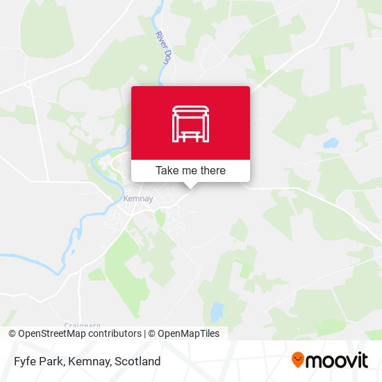 Fyfe Park, Kemnay map