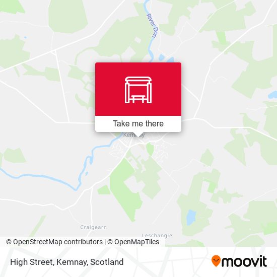 High Street, Kemnay map