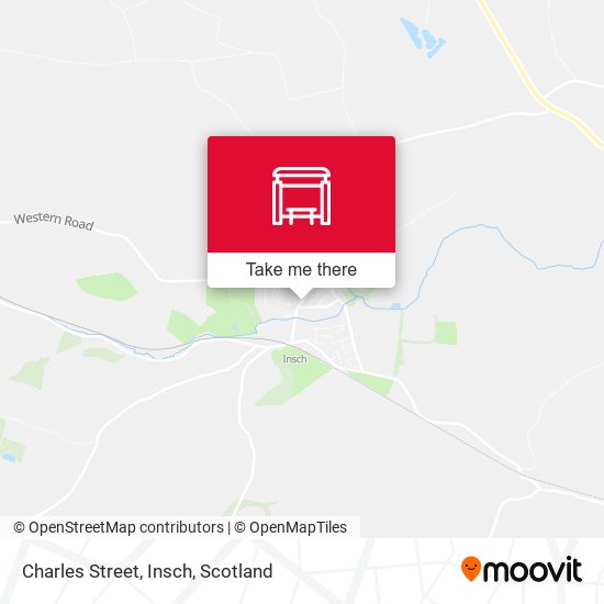 Charles Street, Insch map