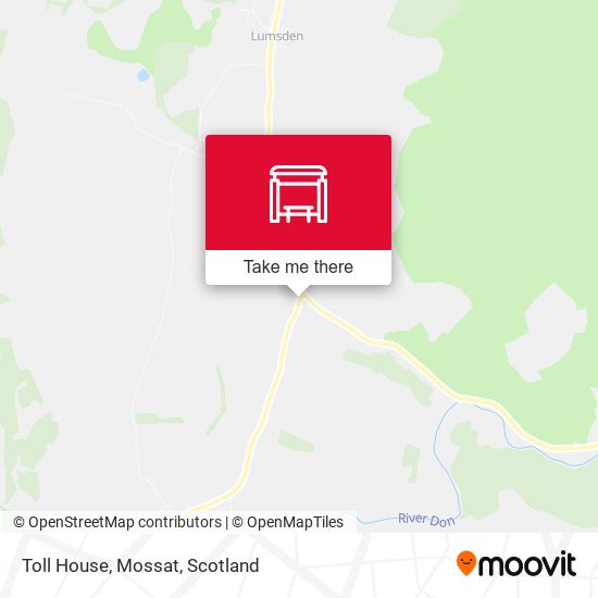 Toll House, Mossat map