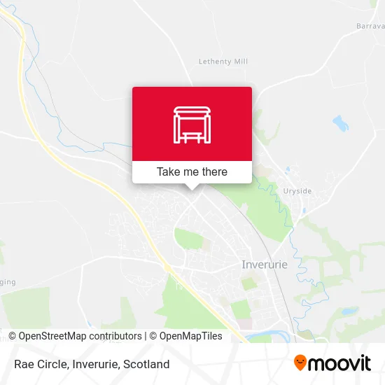 Rae Circle, Inverurie map