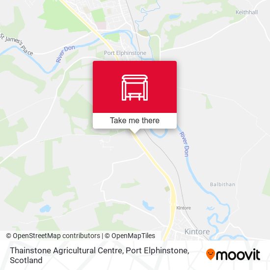 Thainstone Agricultural Centre, Port Elphinstone map