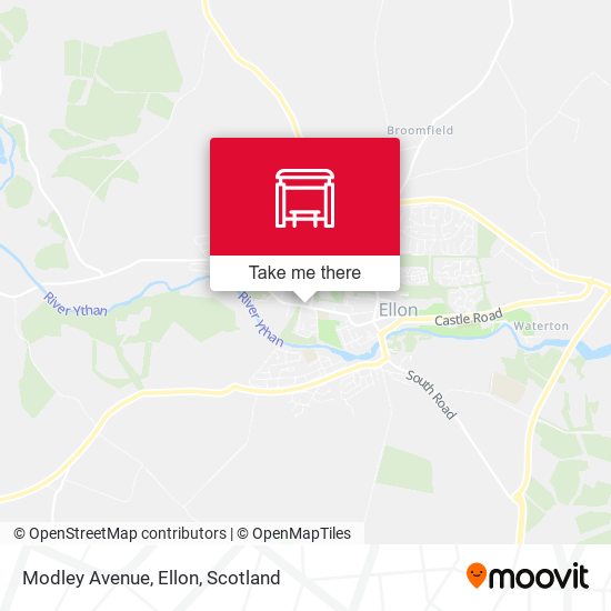 Modley Avenue, Ellon map