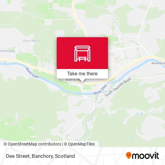 Dee Street, Banchory map