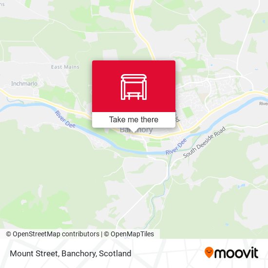 Mount Street, Banchory map