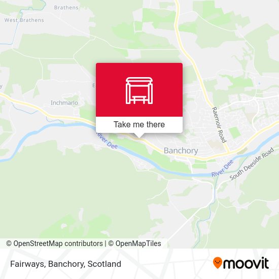 Fairways, Banchory map