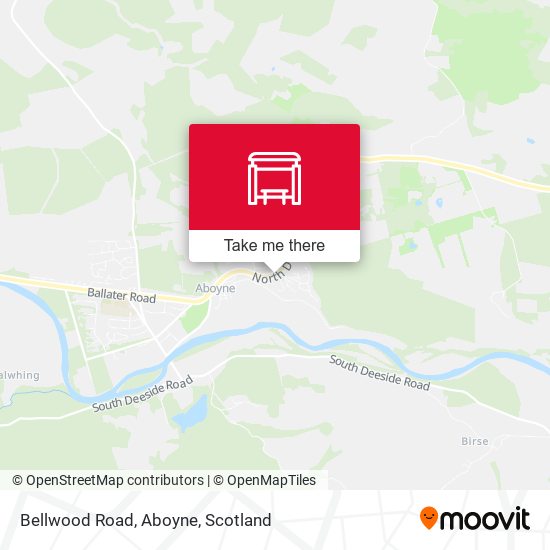 Bellwood Road, Aboyne map