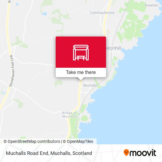 Muchalls Road End, Muchalls map