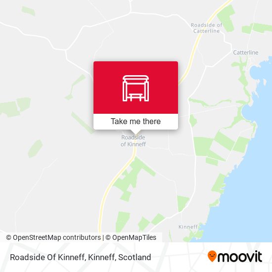 Roadside Of Kinneff, Kinneff map