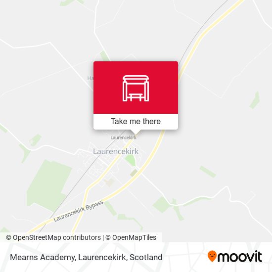 Mearns Academy, Laurencekirk map