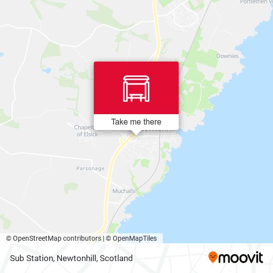 Sub Station, Newtonhill map
