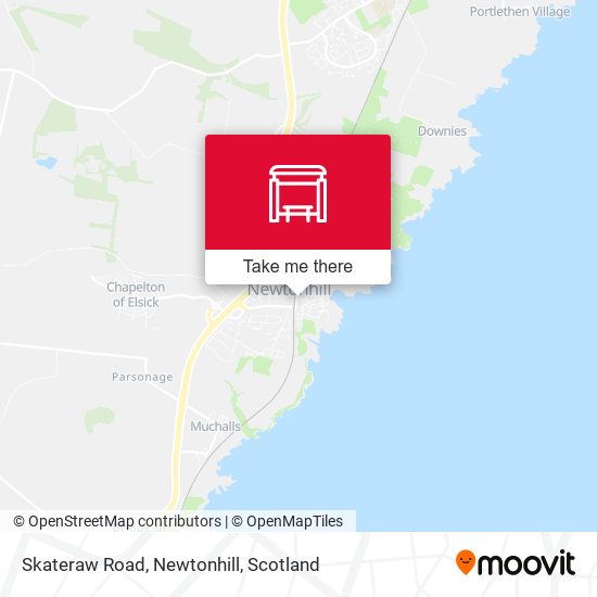 Skateraw Road, Newtonhill map