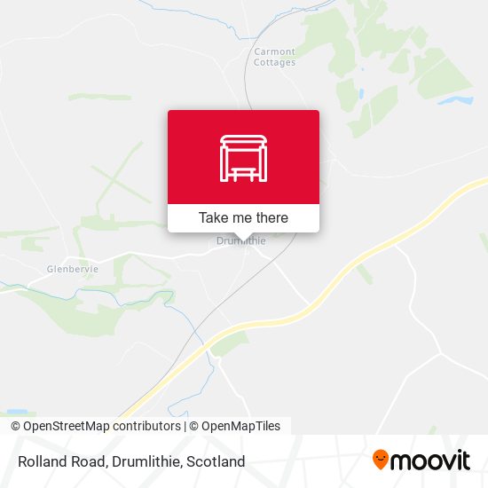 Rolland Road, Drumlithie map