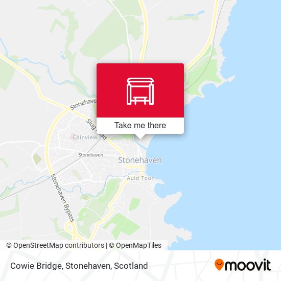 Cowie Bridge, Stonehaven map