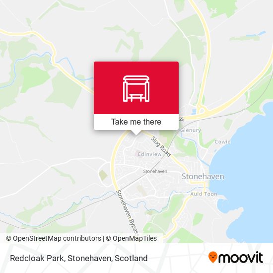 Redcloak Park, Stonehaven map