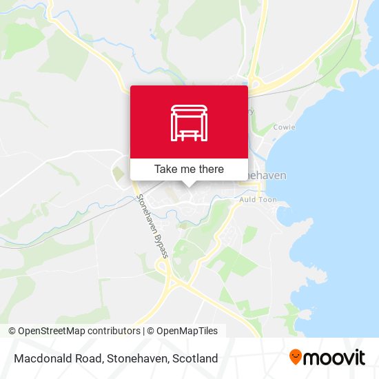 Macdonald Road, Stonehaven map