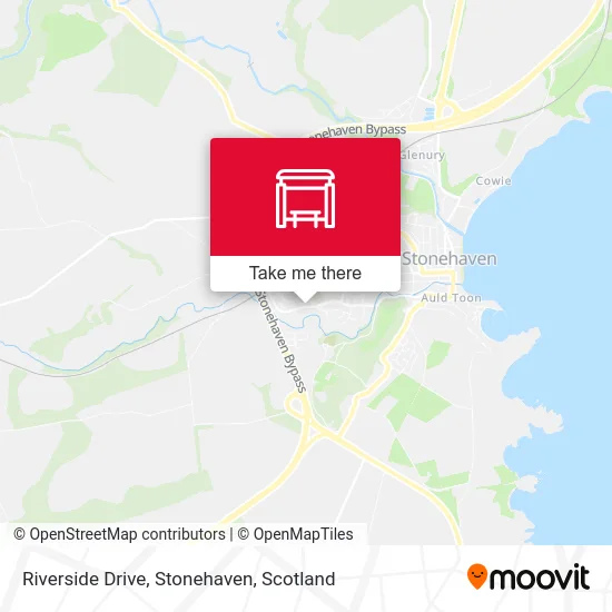 Riverside Drive, Stonehaven map