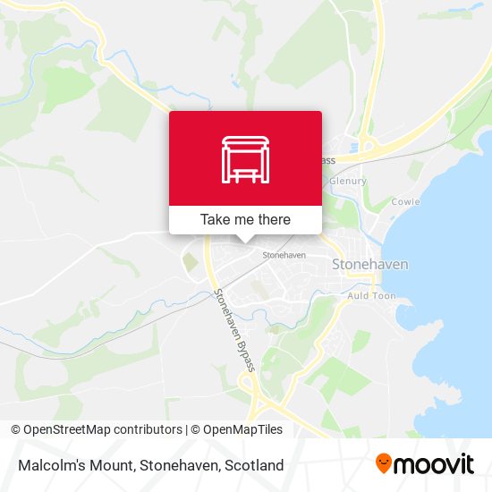 Malcolm's Mount, Stonehaven map