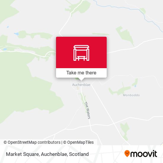 Market Square, Auchenblae map