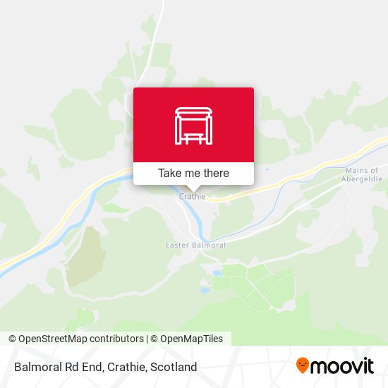 Balmoral Rd End, Crathie map