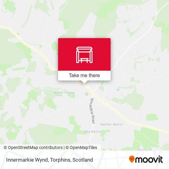 Innermarkie Wynd, Torphins map