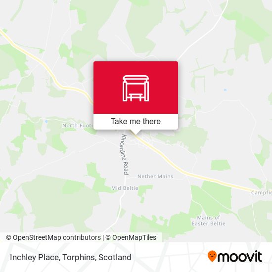 Inchley Place, Torphins map