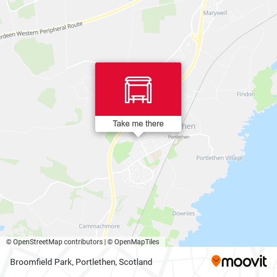 Broomfield Park, Portlethen map