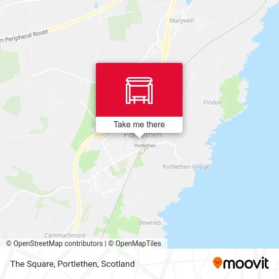 The Square, Portlethen map