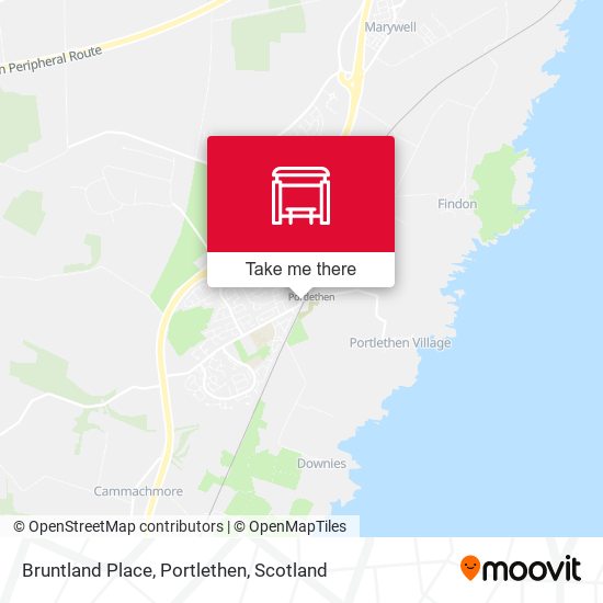 Bruntland Place, Portlethen map