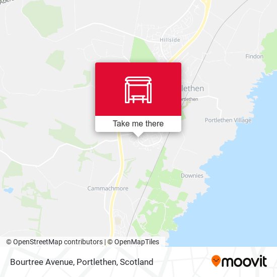Bourtree Avenue, Portlethen map