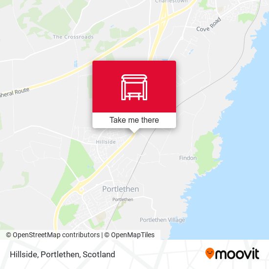 Hillside, Portlethen map