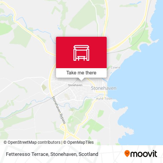 Fetteresso Terrace, Stonehaven map