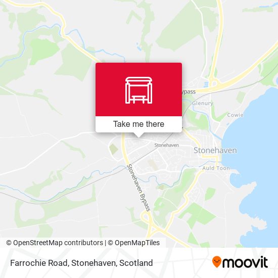 Farrochie Road, Stonehaven map