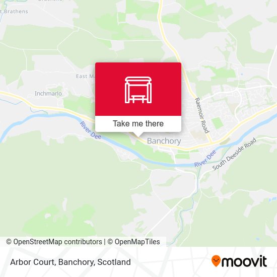 Arbor Court, Banchory map