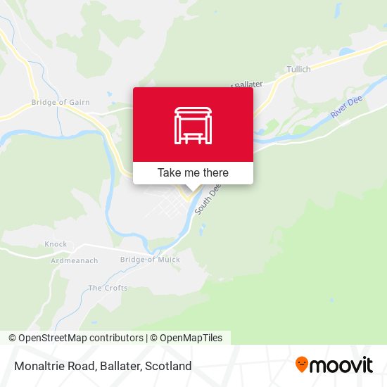 Monaltrie Road, Ballater map