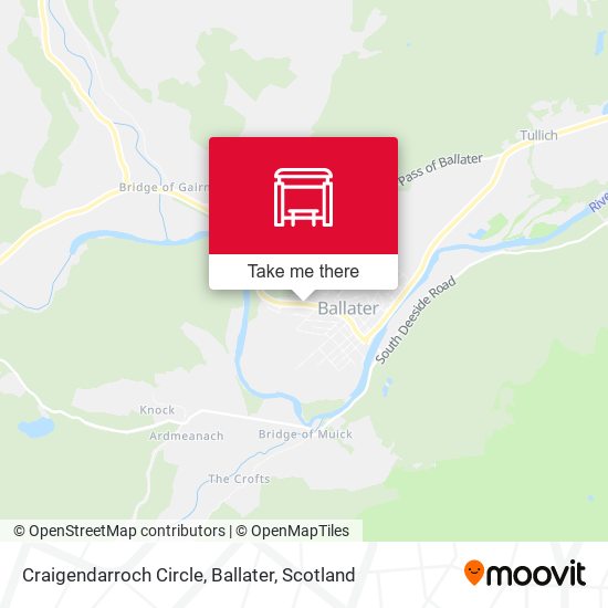 Craigendarroch Circle, Ballater map