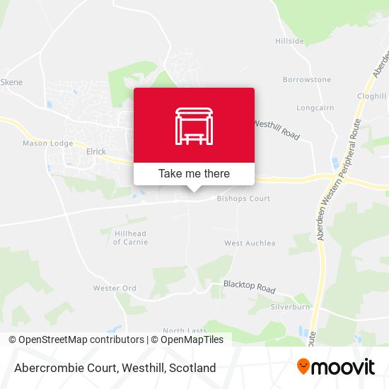 Abercrombie Court, Westhill map