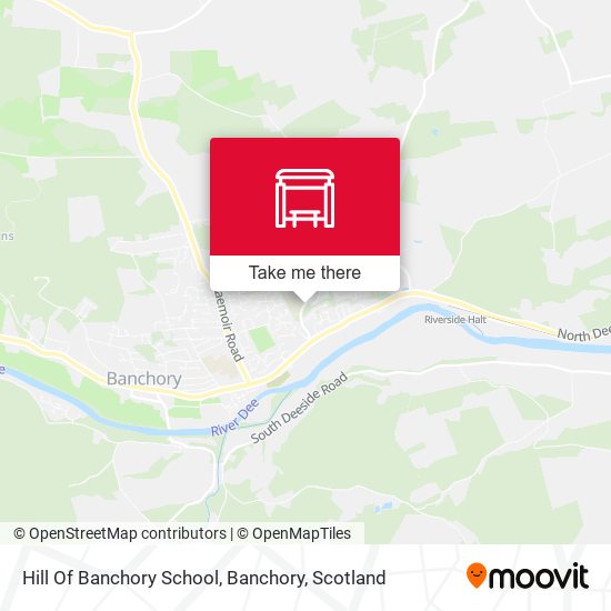 Hill Of Banchory School, Banchory map