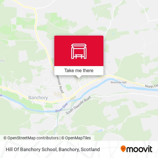 Hill Of Banchory School, Banchory map