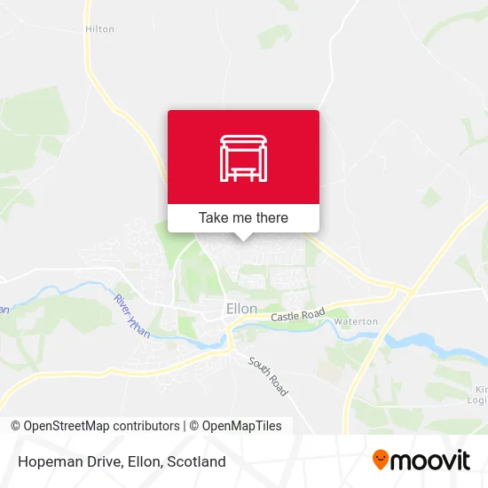 Hopeman Drive, Ellon map